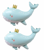 Load image into Gallery viewer, Whale Foil Balloon
