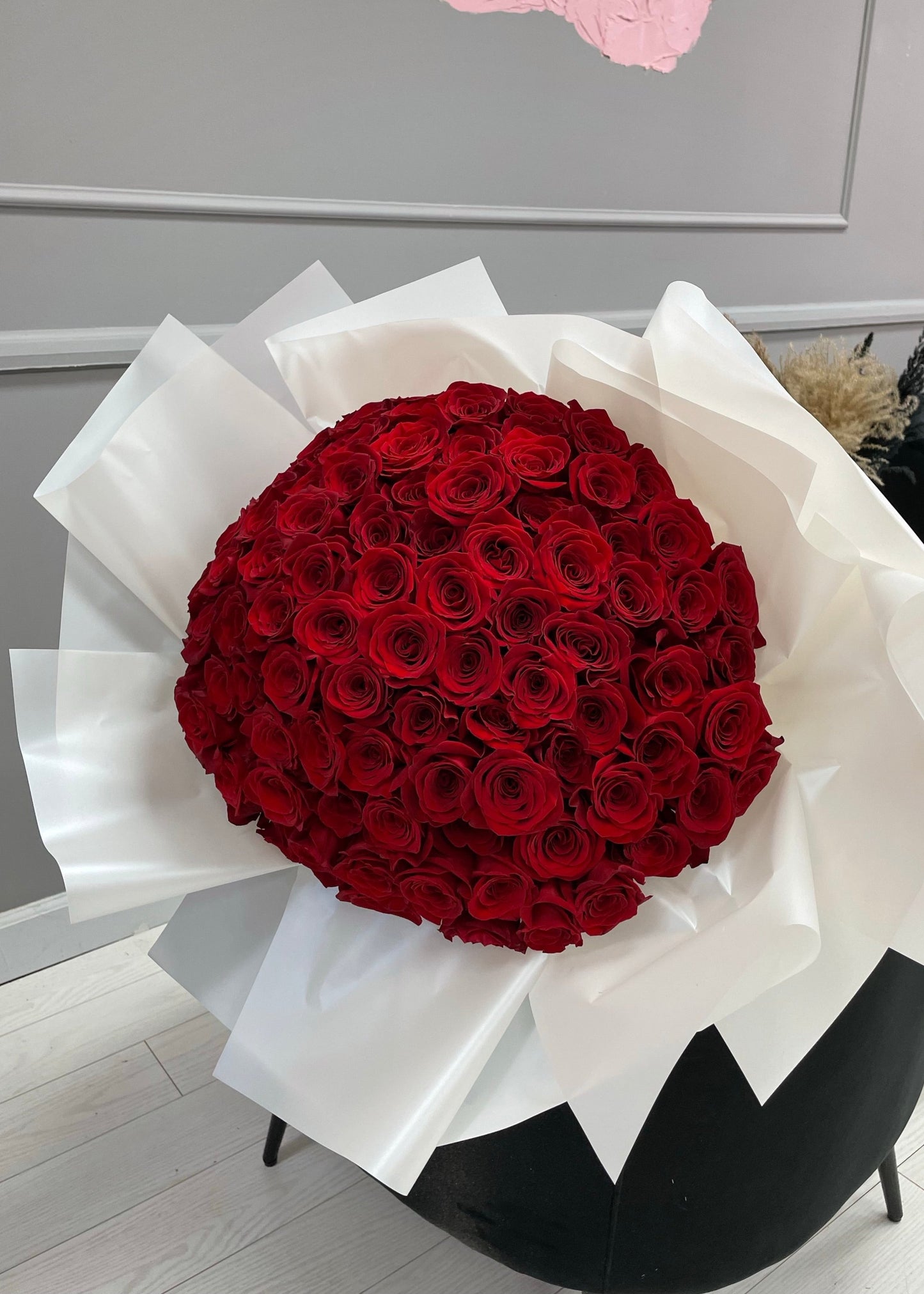 100 Long Stem Red Roses
