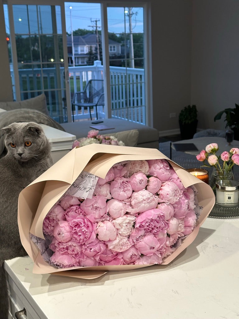 Bouquet of Peonies - Designer Choice Color