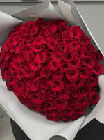 Load image into Gallery viewer, 100 Long Stem Red Roses