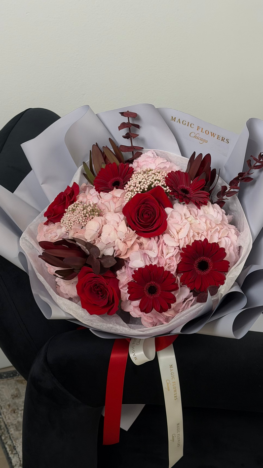Bouquet "Happy Valentine's Day"