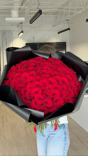 100 Long Stem Red Roses