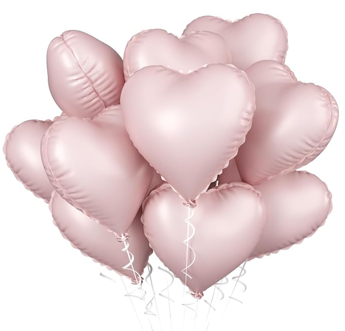Pink Heart Foil Balloons