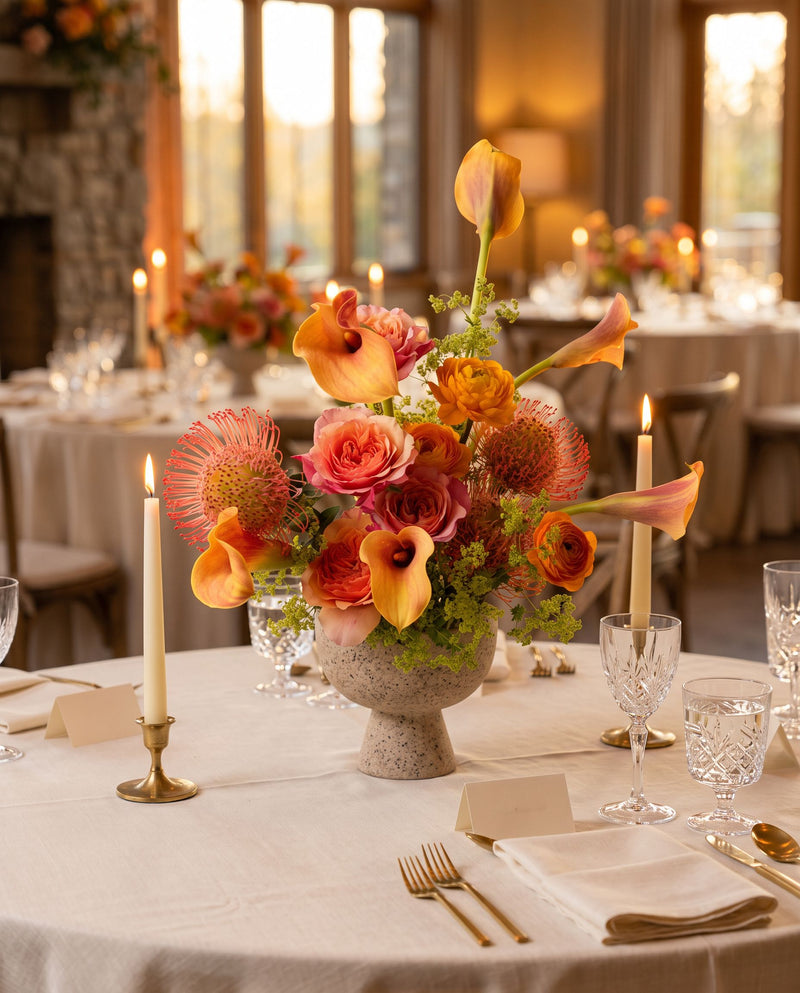 Wedding Centerpieces & Reception Tablescapes