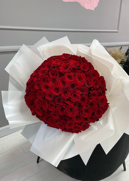 101 Long Stem Red Roses