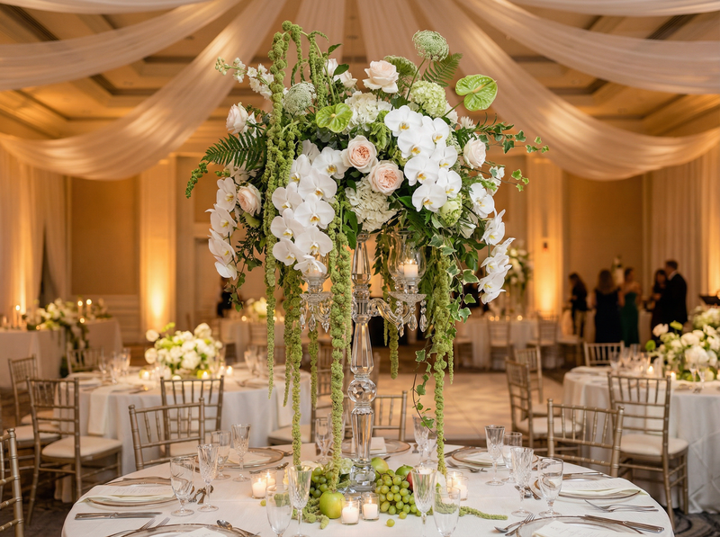 Wedding Centerpieces & Reception Tablescapes